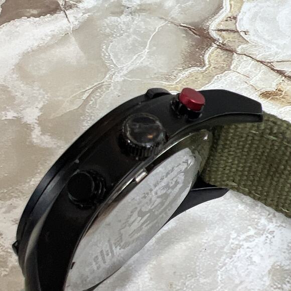 Diesel Men's Watch 10 bar DZ-4189 Only The Brave Green/Black Band NEW BATTERY - Picture 4 of 16